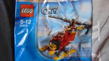 Lego 30019 Helicopter + Piloot (Polybag) Nieuw beschikbaar voor biedingen