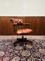 Engelse Chesterfield Captain Chair Bureaustoel, Ophalen of Verzenden