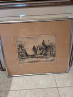 Mooie oude ets, Antiquités & Art, Art | Eaux-fortes & Gravures, Enlèvement