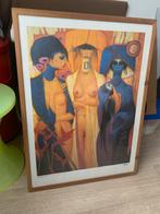 Litho 'Hommage aan Mister Ting' van Jef Van Tuerenhout, Antiek en Kunst, Kunst | Litho's en Zeefdrukken, Ophalen