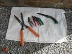 WOLF heggenschaar + HELPMATE zaag + 3 snoeischaren., Ophalen, Gebruikt