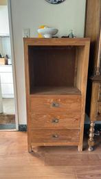 Teak kast met schuiven, Huis en Inrichting, Kasten | Ladekasten, Ophalen, Gebruikt