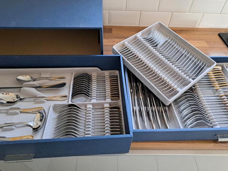Bestekkoffer, Maison & Meubles, Cuisine | Couverts, Enlèvement