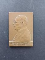 MEDAILLE  E. BRACKENIER   Mgr  CALLEWAERT  BISSCHOP GENT, Bronze, Enlèvement ou Envoi