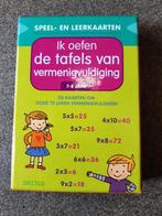 Spel kaarten met maaltafels, Kinderen en Baby's, Speelgoed | Educatief en Creatief, Ophalen, Zo goed als nieuw, Rekenen