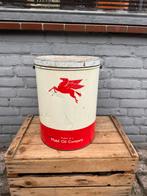 Oud Groot Mobiloil reclame blik, Verzamelen, Ophalen of Verzenden, Gebruikt, Overige, Overige merken