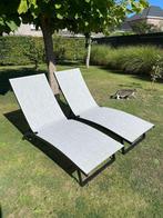 Tuinligbedden met kussens, Tuin en Terras, Ligbedden, Ophalen, Zo goed als nieuw, Aluminium, Verstelbaar