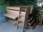 Hoogslaper met bureau, Kinderen en Baby's, Kinderkamer | Stapelbedden en Hoogslapers, Ophalen, Zo goed als nieuw