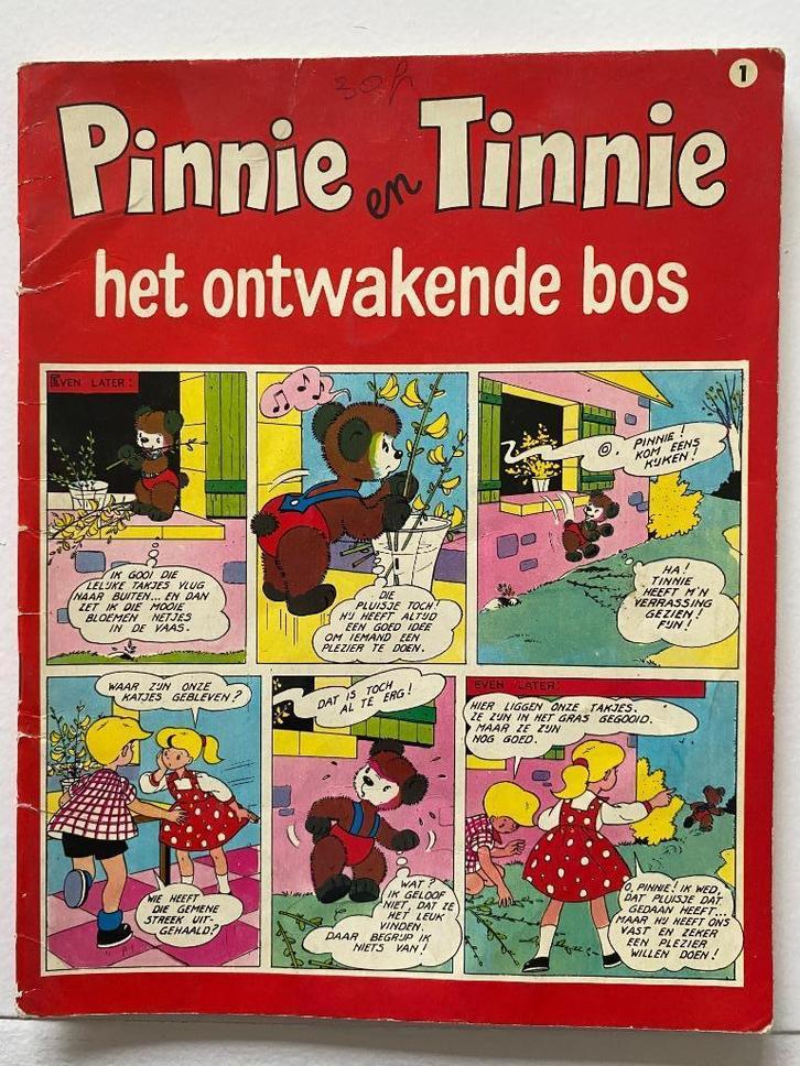 PINNIE EN TINNIE -  Nr 1+2+4, Boeken, Stripverhalen, Gelezen, Meerdere stripboeken, Ophalen of Verzenden
