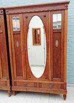 Antiek houten kleerkast, Antiek en Kunst, Ophalen