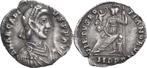 Romeinse Rijk, ARCADIUS (383-408 AD), AR Silica, Verzenden, Italië, Losse munt, Zilver