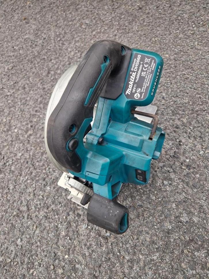 Makita DHS660ZJ 18 V Cirkelzaag 165 mm, Doe-het-zelf en Bouw, Gereedschap | Zaagmachines, Zo goed als nieuw, Cirkelzaag, Ophalen of Verzenden