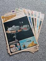 Complete set (6x) Thunderbirds International Rescue bladen., Verzamelen, Gebruikt, Ophalen of Verzenden
