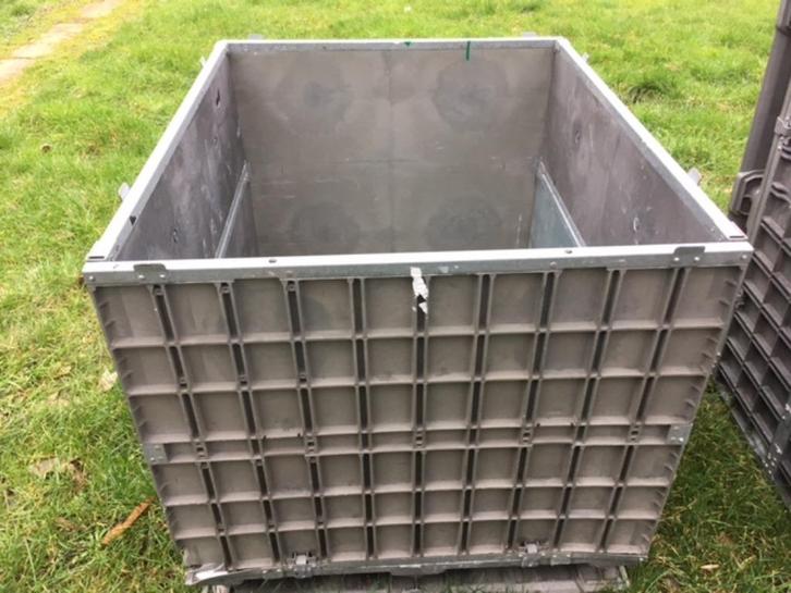 Harde kunststof palletbox / plastic gereedschapskist, Doe-het-zelf en Bouw, Overige Doe-Het-Zelf en Bouw, Gebruikt, Ophalen