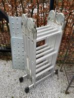 Opvouwbare aluminium ladder 4 meter, Enlèvement, Comme neuf, Échelle