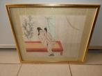 Erotische Chinese tekening., Antiek en Kunst, Ophalen of Verzenden