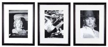 Marilyn Monroe prints SET van 3 van het luxe merk Eichholtz beschikbaar voor biedingen