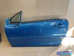 2009 PEUGEOT 207 GT CC BLAUW KMUD Linker deur portier slot, Ophalen, Gebruikt, Peugeot, Deur