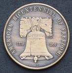Medaille American Bicentennial of Freedom , Missouri City, Ophalen of Verzenden, Brons