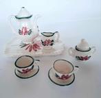 vaisselle miniature retro blanc et rose, Ophalen