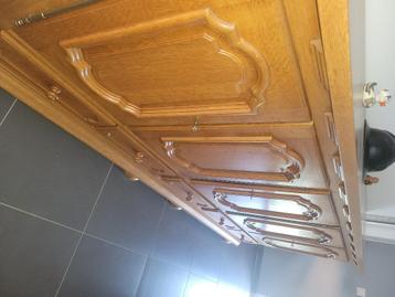 Volledige eetkamer, Enlèvement, Utilisé, Eik, 4 à 6 chaises