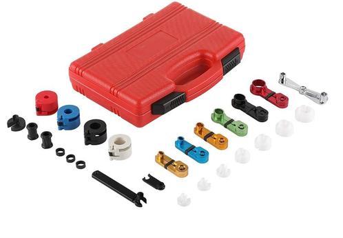 Airco en brandstof leiding demontage set (22 delig), Auto diversen, Overige Auto diversen, Verzenden