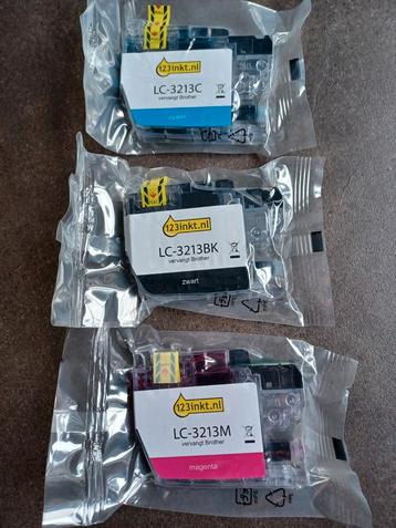 Inktcartridges zwart magenta cyan Brother inktpatronen beschikbaar voor biedingen