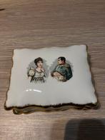 Porseleinen doosje met Napoleon en zijn vrouw Josephine, Antiek en Kunst, Ophalen of Verzenden
