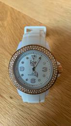 Horloge dames Ice Watch,wit met Swarovski steentjes,perfecte, Met strass, Overige merken, Ophalen of Verzenden, Zo goed als nieuw