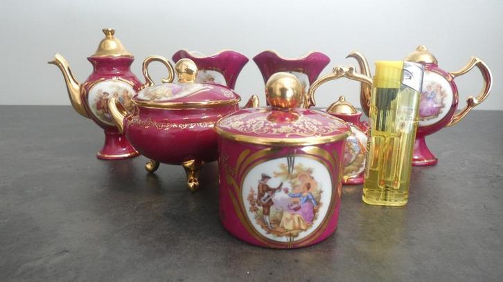 Limoges de France porselein speciale onderdelen [1792-E], Antiek en Kunst, Antiek | Porselein, Ophalen of Verzenden