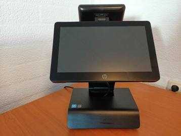 HP RP2, 14" touch, j2900, 8gb, 240ssd nieuw, 7"klantenscherm