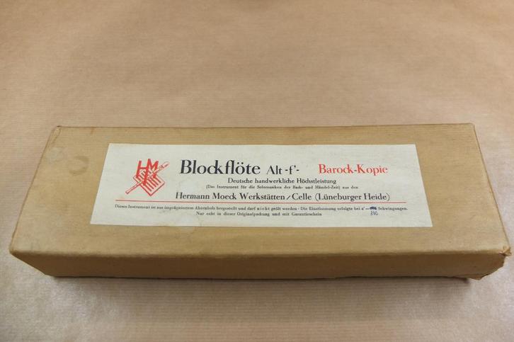 Moeck Alt blokfluit 1959, Muziek en Instrumenten, Blaasinstrumenten | Blokfluiten, Zo goed als nieuw, Alt, Ophalen of Verzenden