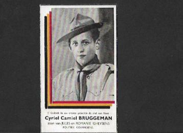 Bidprent Cyriel Camiel BRUGGEMAN -Politiek Gevangene - Scout