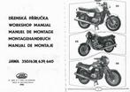 RTM voor Moto JAWA - CZ in het Frans., Motoren
