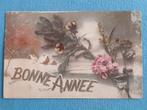 2 vintage ansichtkaarten „Gelukkig Nieuwjaar”, Ophalen of Verzenden