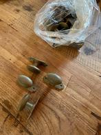 kast knop klink, Doe-het-zelf en Bouw, Metalen, Ophalen, Gebruikt, Koper of Messing