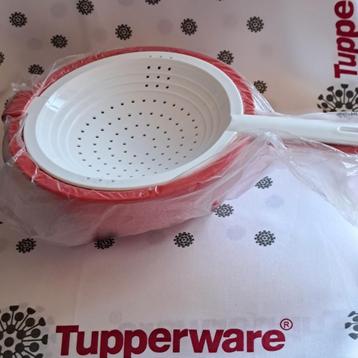 Passoire double Tupperware New, Enlèvement ou Envoi, Neuf, Rouge