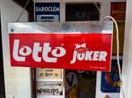 Ancienne boîte à lumière publicitaire Lotto Joker, Collections, Enlèvement, Utilisé, Table lumineuse ou lampe (néon)