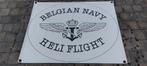 Banner Belgian Navy heli flight, Ophalen