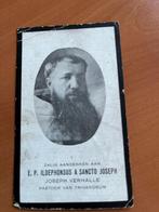 Priester Karmeliet J. Verhalle  Beveren 1888 +Trivandrum 34, Carte de condoléances, Envoi