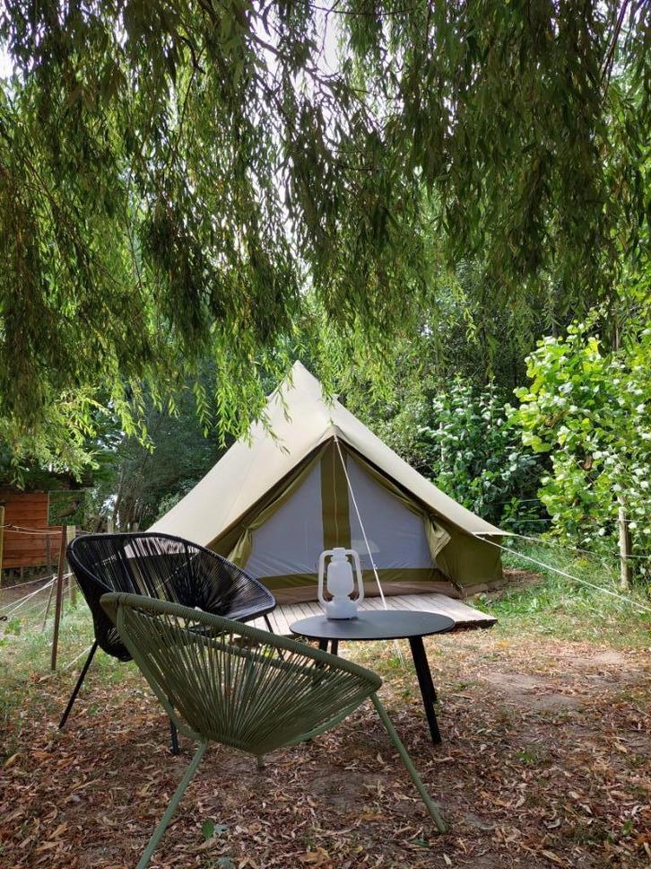 katoenen canvastent, Caravans en Kamperen, Tenten, tot en met 4, Zo goed als nieuw, Ophalen