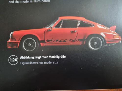 porsche, 911, 2.7 rs, 1:24, oranje, Hobby en Vrije tijd, Modelauto's | 1:24, Zo goed als nieuw, Auto, Ophalen of Verzenden
