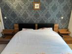 Laag bedfreem tweepersoonsbed, Maison & Meubles, Chambre à coucher | Lits, Deux personnes, Brun, 180 cm, Bois