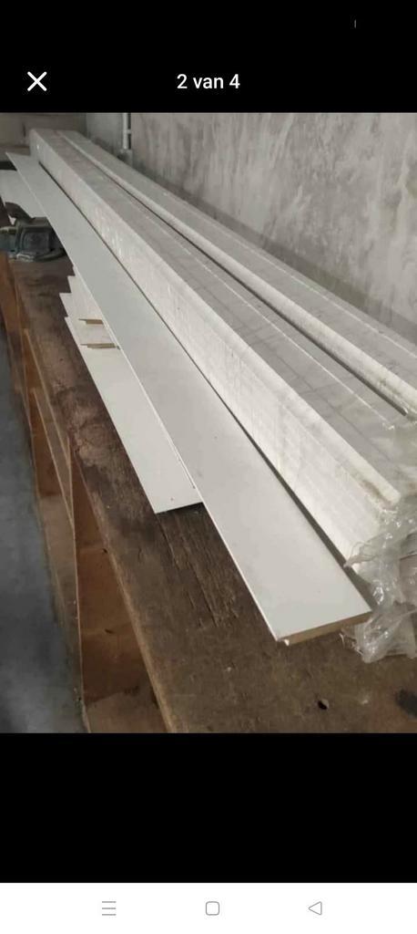 Nieuwe schilderplinten, Doe-het-zelf en Bouw, Plinten en Afwerking, Nieuw, Plinten, Ophalen