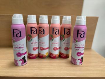 6 nieuwe deodorants van Fa beschikbaar voor biedingen