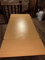 Uitschuifbare tafel, Huis en Inrichting, Bureaus, Ophalen, Met wielen, Zo goed als nieuw, Bureau
