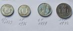 4 Luxemburgse Franken uit 1972 - 1978, Ophalen of Verzenden, België, Setje