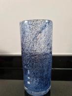 4 Glazen longdrink cocktail Tumbler blauw mondgeblazen, Ophalen, Zo goed als nieuw