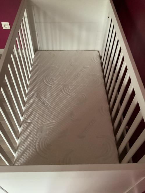 Ledikant tot peuterbed, Kinderen en Baby's, Kinderkamer | Bedden, Zo goed als nieuw, 160 tot 180 cm, 70 tot 85 cm, Lattenbodem