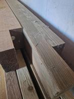 2 palen 12*12 3,2m en 5 balken 5*20 3,9m Douglas geimpregn., Ophalen, Nieuw, 250 cm of meer, Balken